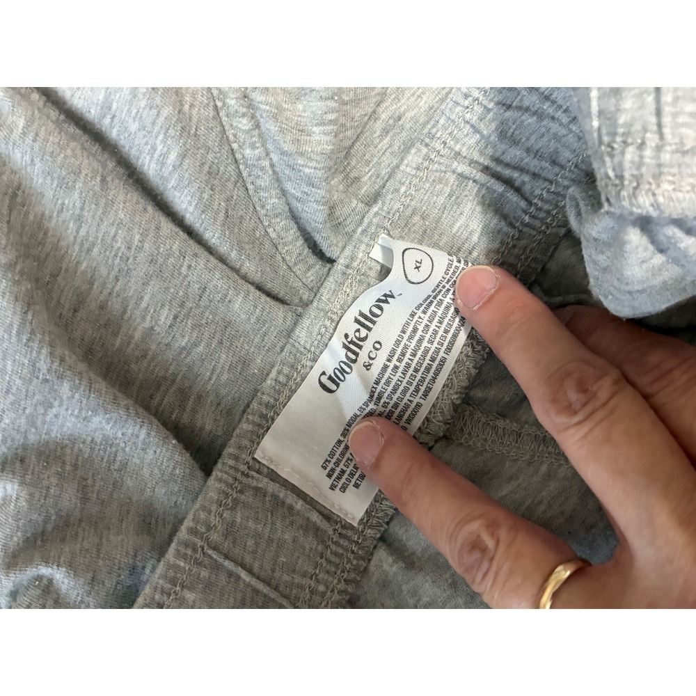 Goodfellow & Co Mens Sleep Shorts Heather Gray Cotton Modal Lounge Size XL (G4) - Picture 3 of 8